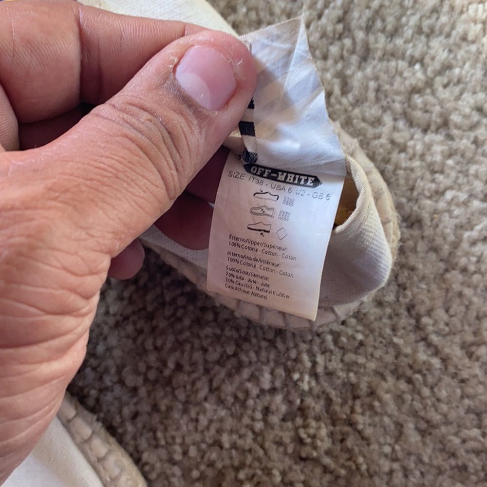 Off-White Patchwork Espadrilles - image 6